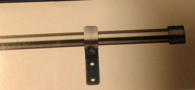 Záclonová tyč Basic 16/120cm satén