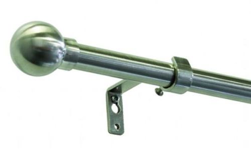 Gardinia Vancouver záclonová tyč KOULE  16/19mm 120-210cm kov ušlechtilá ocel