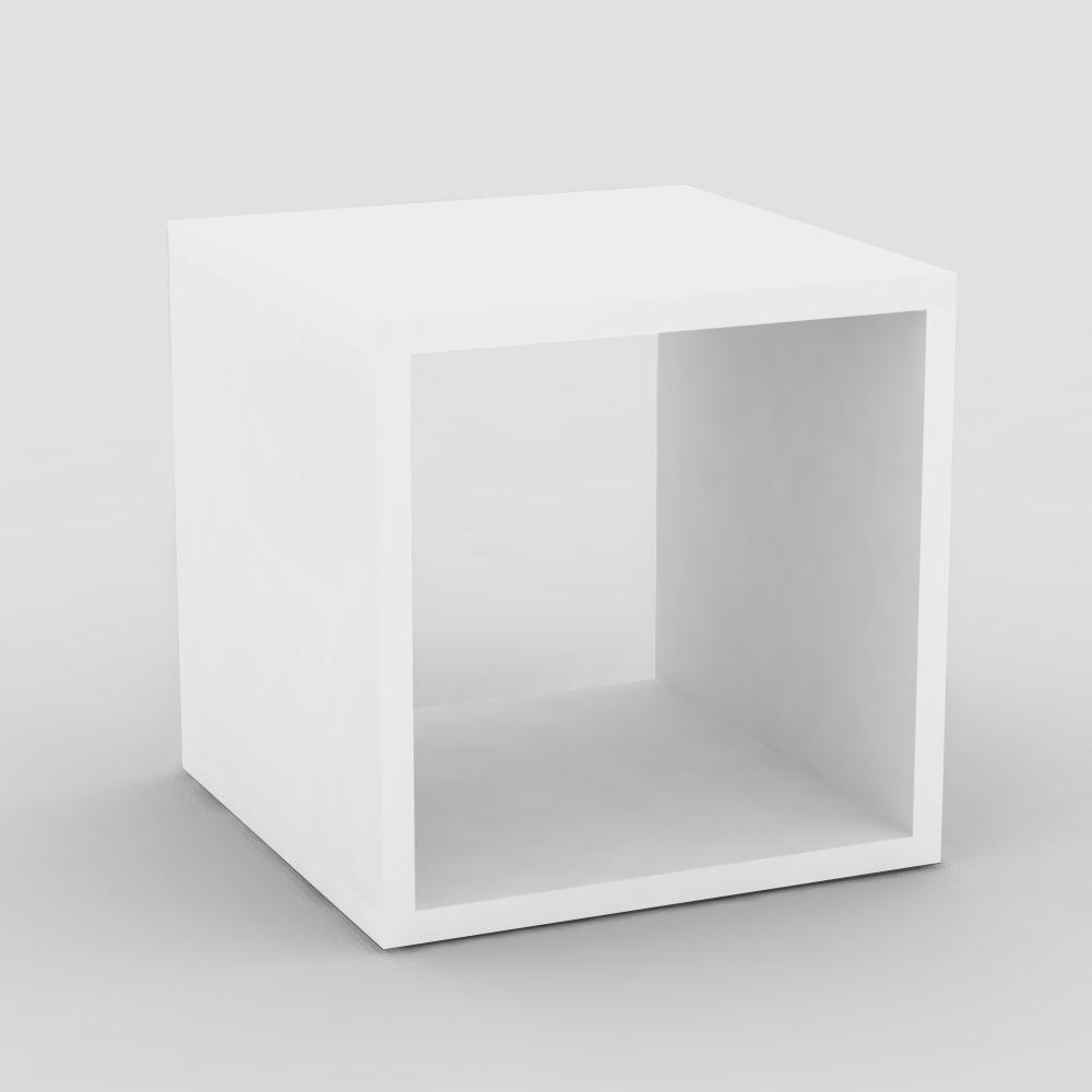 Rea block multifunkční stolek 45x45x45cm  - bílá