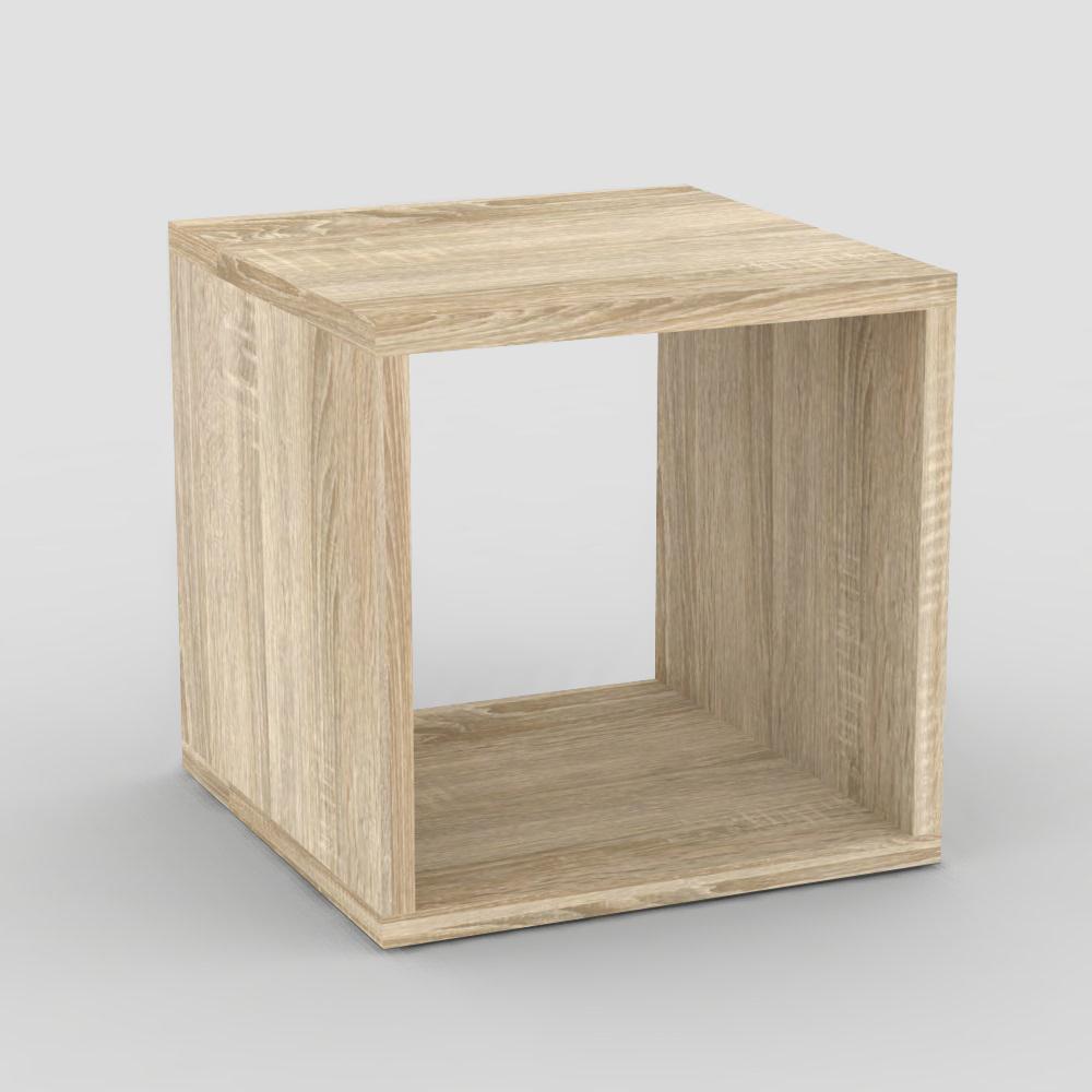 Rea block multifunkční stolek 45x45x45cm  - dub bardolino