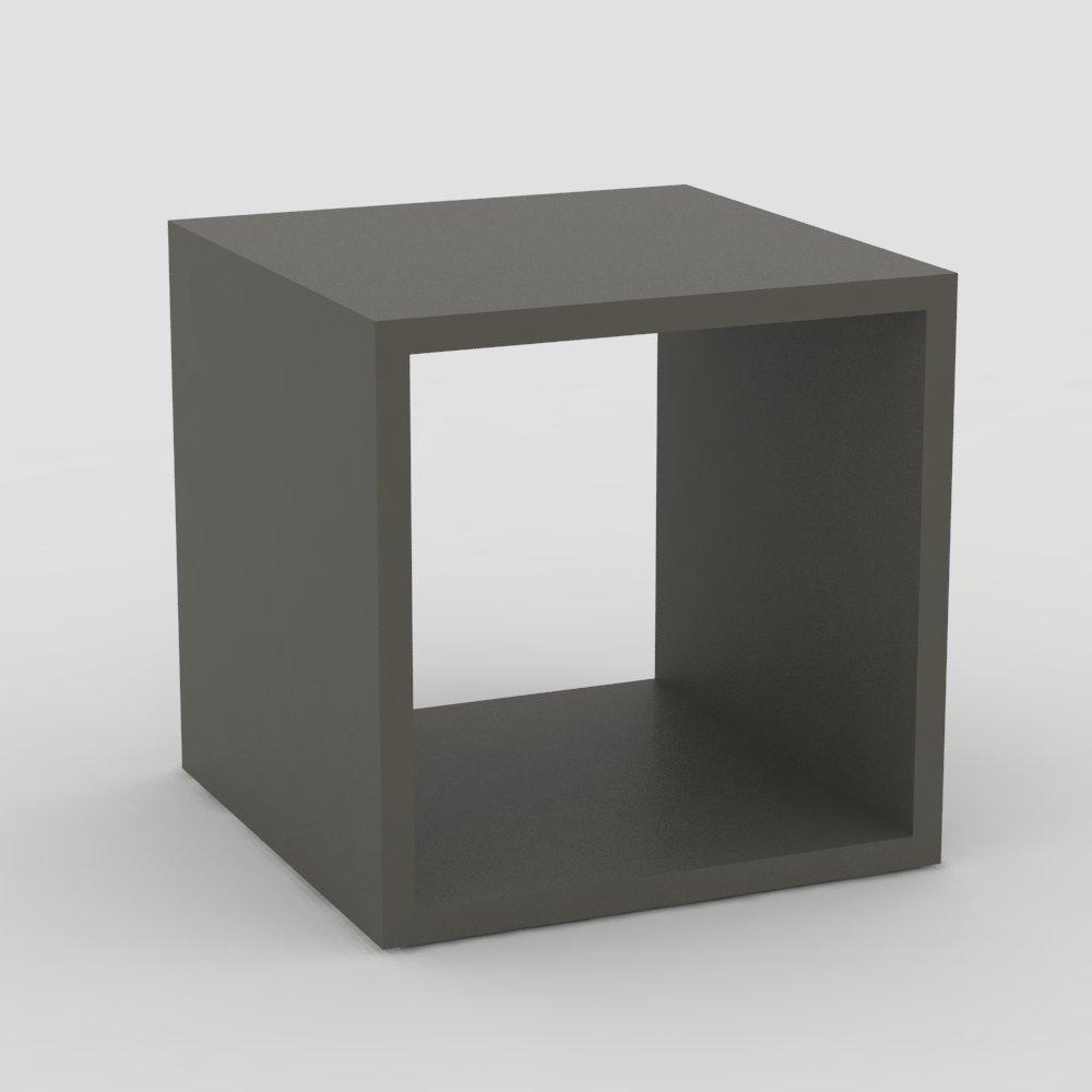 Rea block multifunkční stolek 45x45x45cm  - graphite