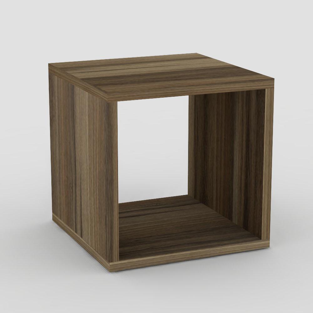 Rea block multifunkční stolek 45x45x45cm  - ořech rockpile