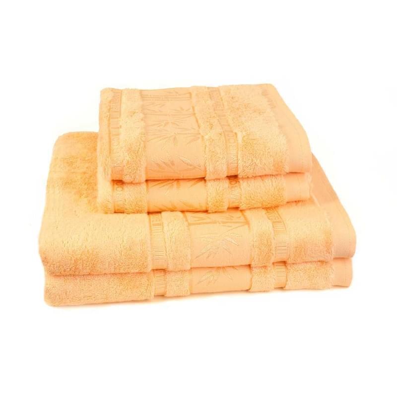 Bambusový ručník 50x95cm lososová